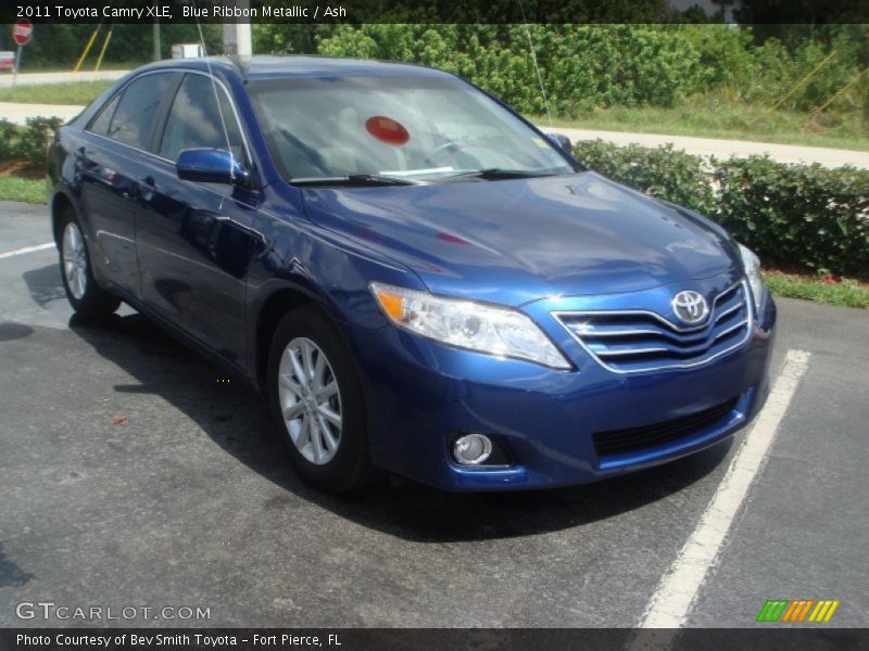 Blue Ribbon Metallic / Ash 2011 Toyota Camry XLE
