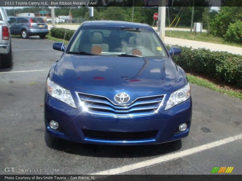 Blue Ribbon Metallic / Ash 2011 Toyota Camry XLE