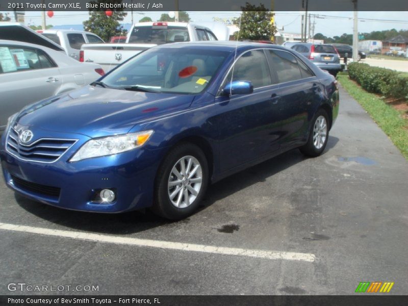 Blue Ribbon Metallic / Ash 2011 Toyota Camry XLE