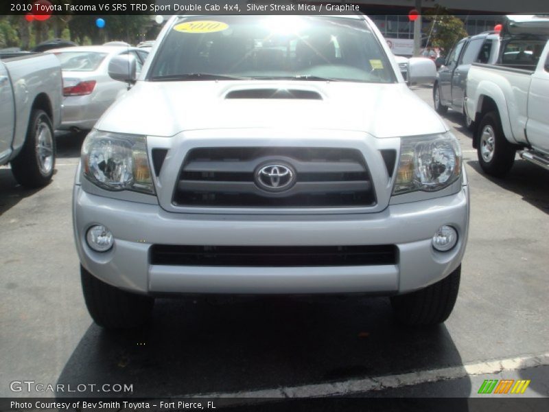 Silver Streak Mica / Graphite 2010 Toyota Tacoma V6 SR5 TRD Sport Double Cab 4x4