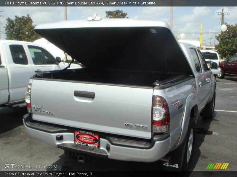 Silver Streak Mica / Graphite 2010 Toyota Tacoma V6 SR5 TRD Sport Double Cab 4x4