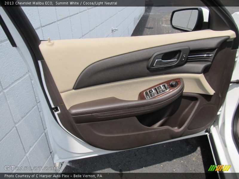 Summit White / Cocoa/Light Neutral 2013 Chevrolet Malibu ECO