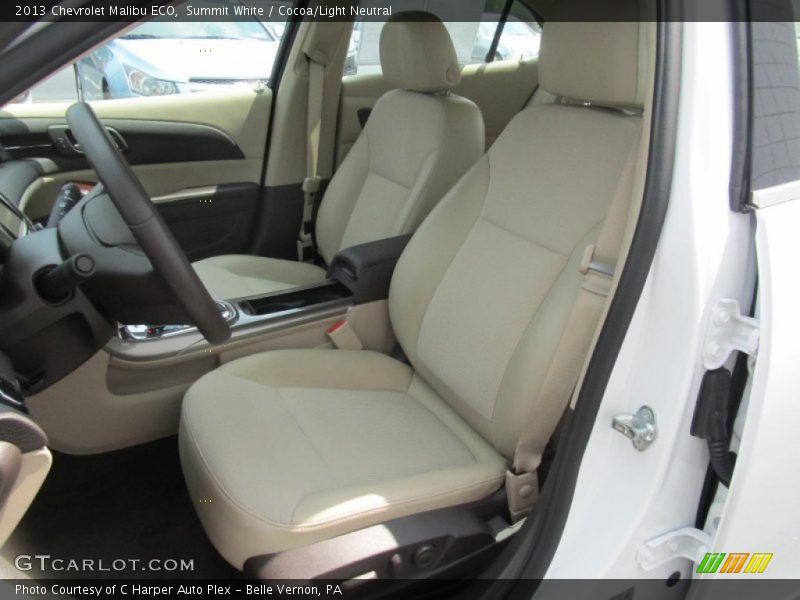 Summit White / Cocoa/Light Neutral 2013 Chevrolet Malibu ECO