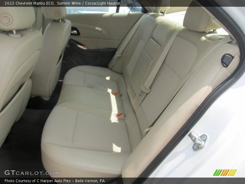Summit White / Cocoa/Light Neutral 2013 Chevrolet Malibu ECO