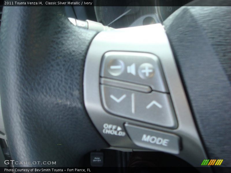 Classic Silver Metallic / Ivory 2011 Toyota Venza I4