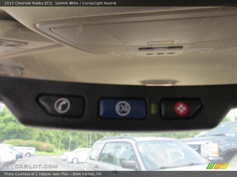Summit White / Cocoa/Light Neutral 2013 Chevrolet Malibu ECO
