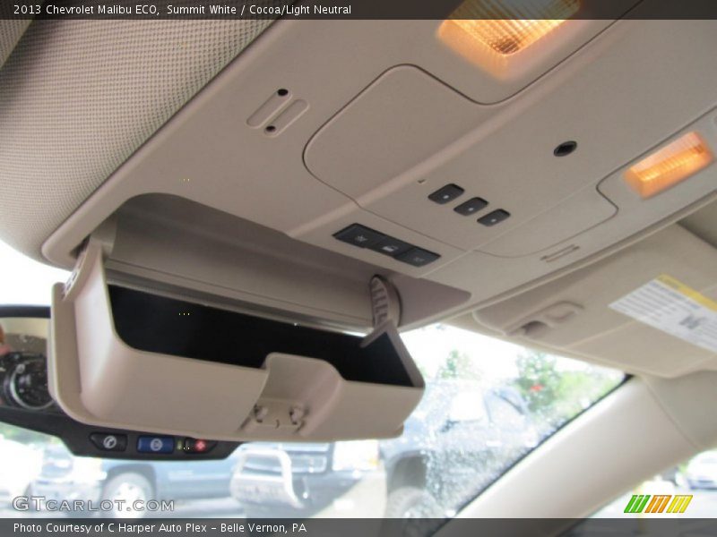 Summit White / Cocoa/Light Neutral 2013 Chevrolet Malibu ECO