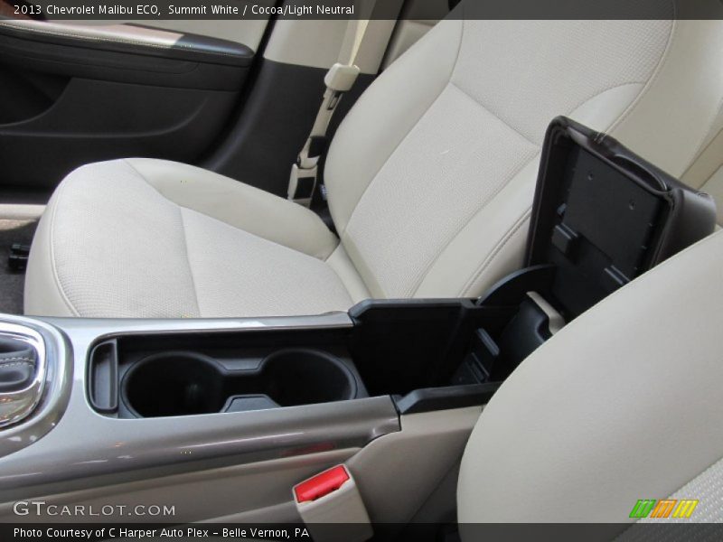 Summit White / Cocoa/Light Neutral 2013 Chevrolet Malibu ECO