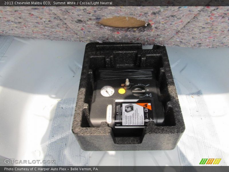 Summit White / Cocoa/Light Neutral 2013 Chevrolet Malibu ECO