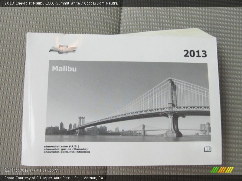 Summit White / Cocoa/Light Neutral 2013 Chevrolet Malibu ECO