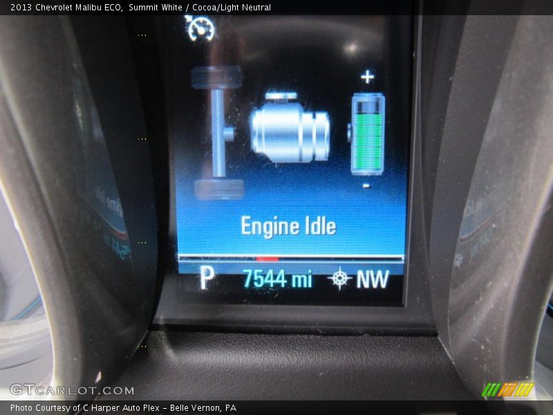 Summit White / Cocoa/Light Neutral 2013 Chevrolet Malibu ECO