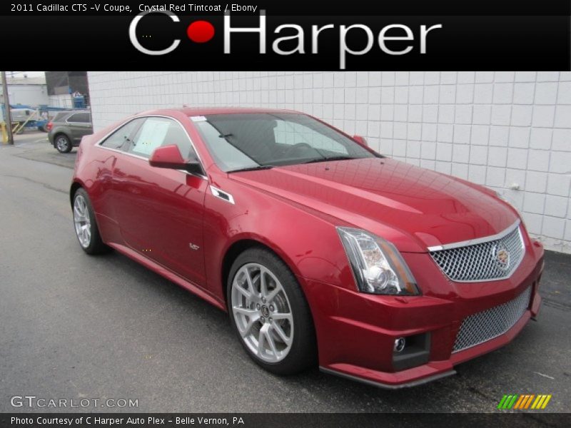 Crystal Red Tintcoat / Ebony 2011 Cadillac CTS -V Coupe
