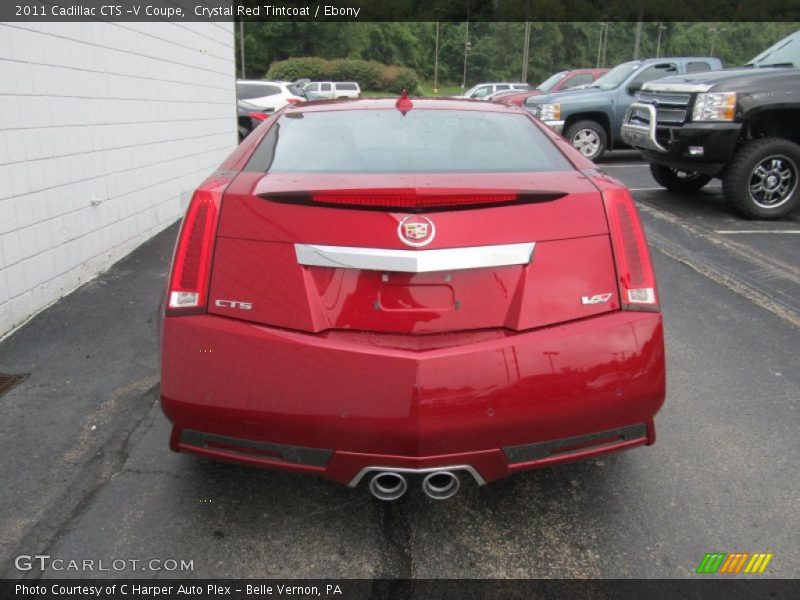 Crystal Red Tintcoat / Ebony 2011 Cadillac CTS -V Coupe