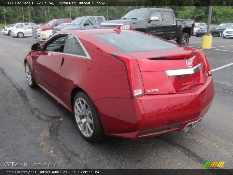 Crystal Red Tintcoat / Ebony 2011 Cadillac CTS -V Coupe