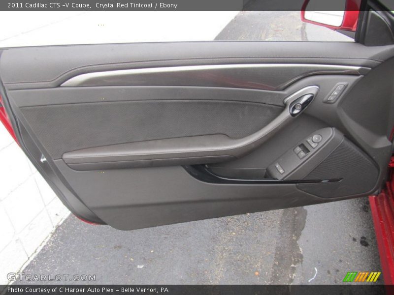 Crystal Red Tintcoat / Ebony 2011 Cadillac CTS -V Coupe