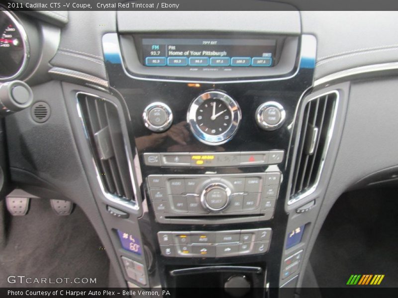 Controls of 2011 CTS -V Coupe