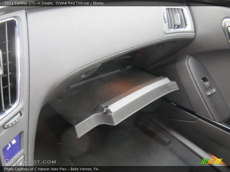 Crystal Red Tintcoat / Ebony 2011 Cadillac CTS -V Coupe