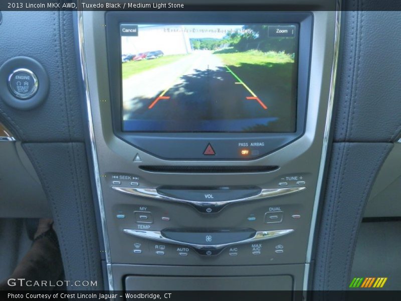 Controls of 2013 MKX AWD