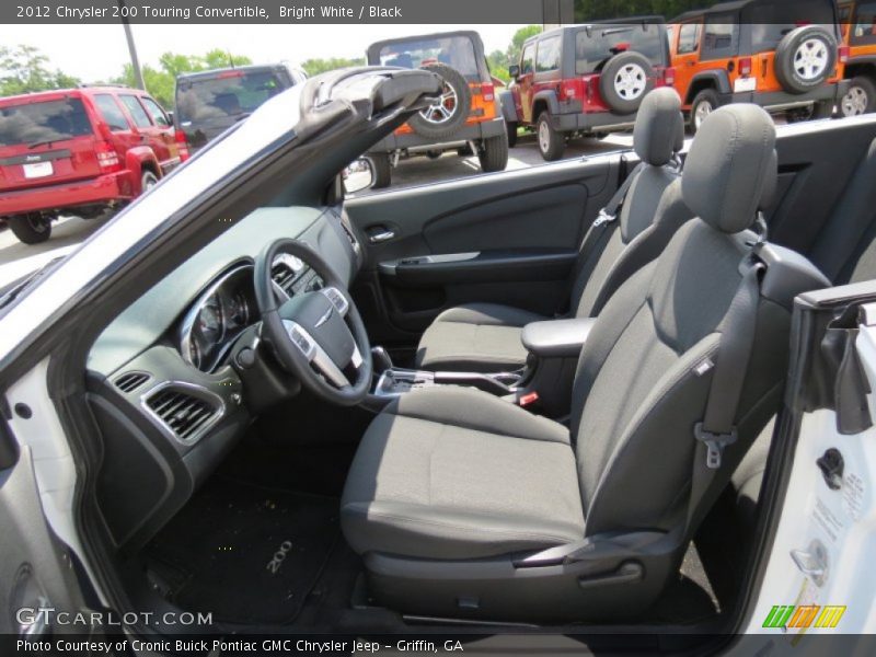  2012 200 Touring Convertible Black Interior
