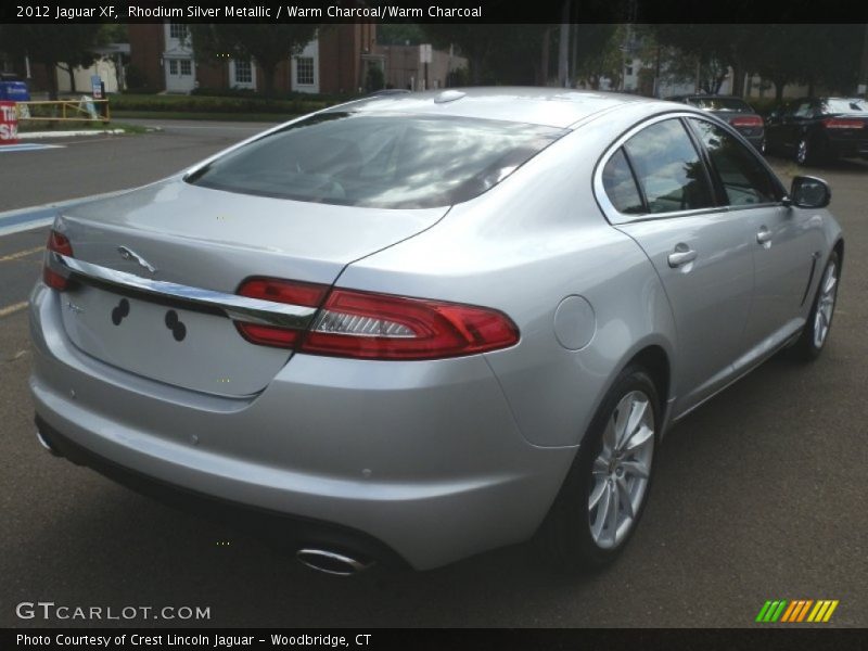Rhodium Silver Metallic / Warm Charcoal/Warm Charcoal 2012 Jaguar XF