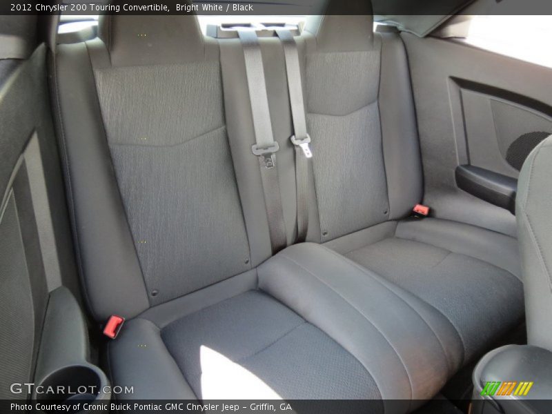 Rear Seat of 2012 200 Touring Convertible