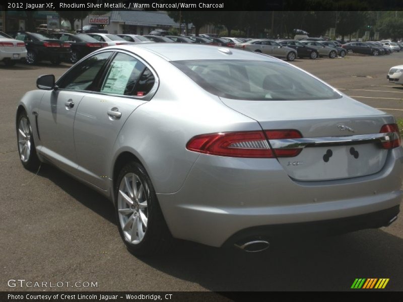 Rhodium Silver Metallic / Warm Charcoal/Warm Charcoal 2012 Jaguar XF