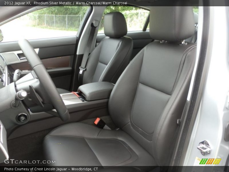 Rhodium Silver Metallic / Warm Charcoal/Warm Charcoal 2012 Jaguar XF
