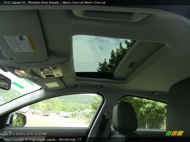 Rhodium Silver Metallic / Warm Charcoal/Warm Charcoal 2012 Jaguar XF