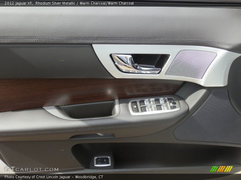 Rhodium Silver Metallic / Warm Charcoal/Warm Charcoal 2012 Jaguar XF