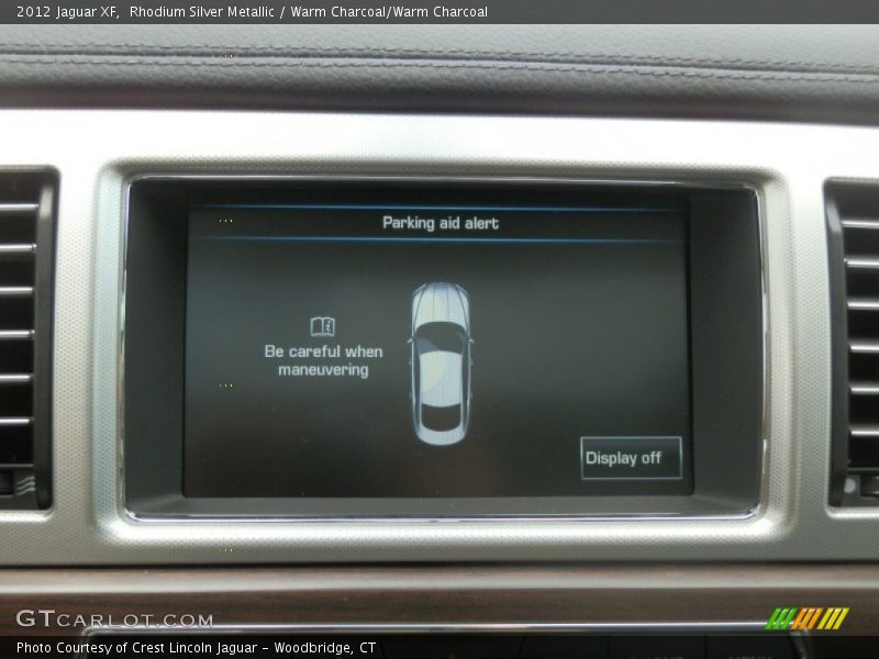 Rhodium Silver Metallic / Warm Charcoal/Warm Charcoal 2012 Jaguar XF