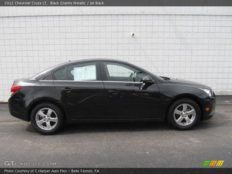 Black Granite Metallic / Jet Black 2012 Chevrolet Cruze LT