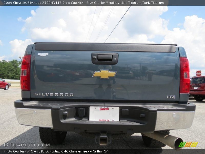 Blue Granite Metallic / Light Titanium/Dark Titanium 2009 Chevrolet Silverado 2500HD LTZ Crew Cab 4x4