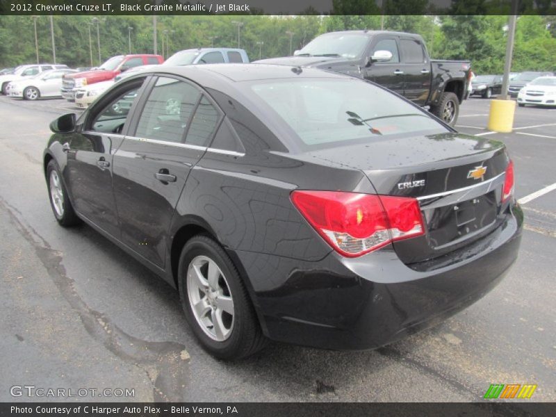 Black Granite Metallic / Jet Black 2012 Chevrolet Cruze LT