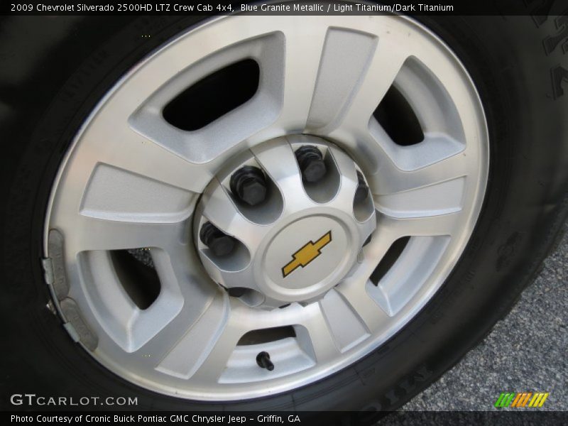 Blue Granite Metallic / Light Titanium/Dark Titanium 2009 Chevrolet Silverado 2500HD LTZ Crew Cab 4x4
