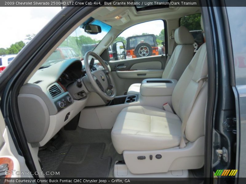 Blue Granite Metallic / Light Titanium/Dark Titanium 2009 Chevrolet Silverado 2500HD LTZ Crew Cab 4x4