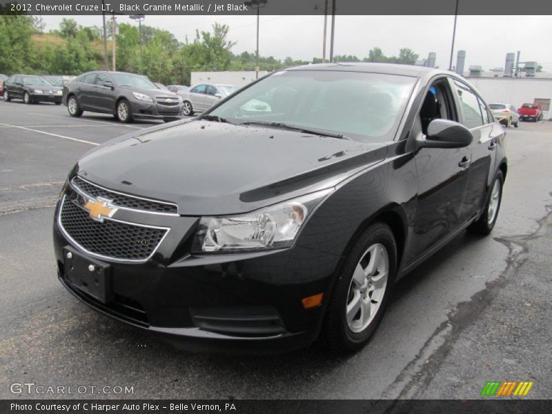 Black Granite Metallic / Jet Black 2012 Chevrolet Cruze LT