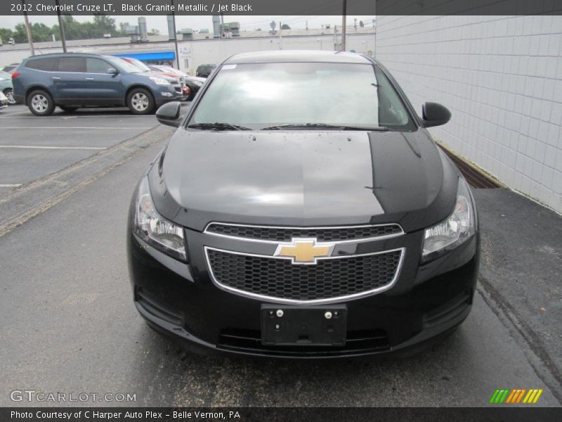 Black Granite Metallic / Jet Black 2012 Chevrolet Cruze LT