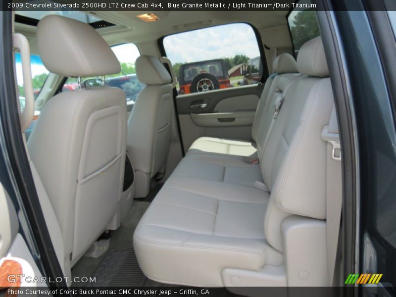 Blue Granite Metallic / Light Titanium/Dark Titanium 2009 Chevrolet Silverado 2500HD LTZ Crew Cab 4x4