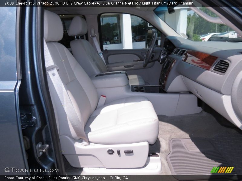 Blue Granite Metallic / Light Titanium/Dark Titanium 2009 Chevrolet Silverado 2500HD LTZ Crew Cab 4x4