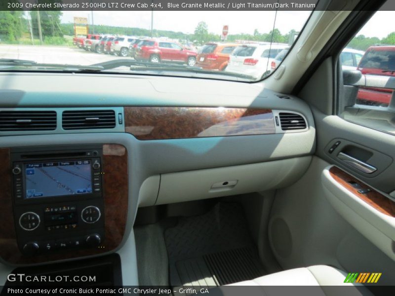 Blue Granite Metallic / Light Titanium/Dark Titanium 2009 Chevrolet Silverado 2500HD LTZ Crew Cab 4x4
