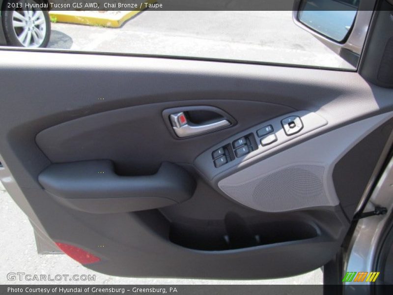Chai Bronze / Taupe 2013 Hyundai Tucson GLS AWD