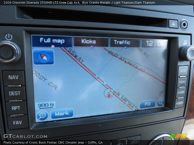 Blue Granite Metallic / Light Titanium/Dark Titanium 2009 Chevrolet Silverado 2500HD LTZ Crew Cab 4x4
