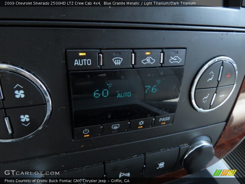 Blue Granite Metallic / Light Titanium/Dark Titanium 2009 Chevrolet Silverado 2500HD LTZ Crew Cab 4x4