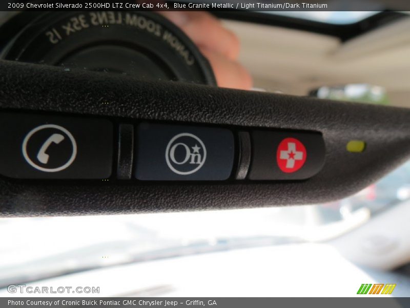 Blue Granite Metallic / Light Titanium/Dark Titanium 2009 Chevrolet Silverado 2500HD LTZ Crew Cab 4x4