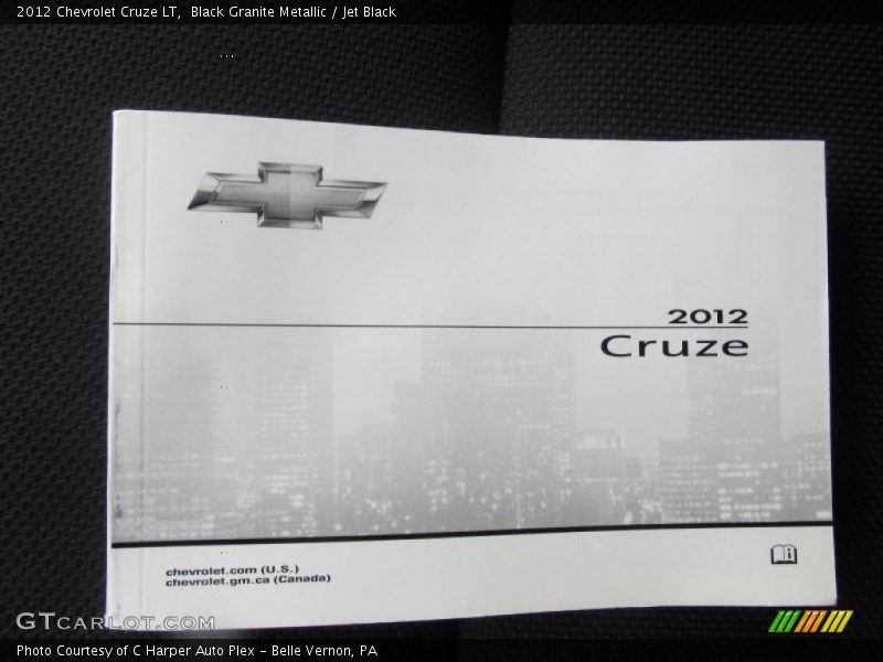 Black Granite Metallic / Jet Black 2012 Chevrolet Cruze LT