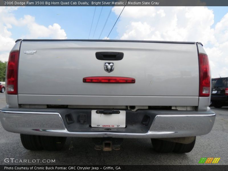 Bright Silver Metallic / Medium Slate Gray 2006 Dodge Ram 3500 Big Horn Quad Cab Dually