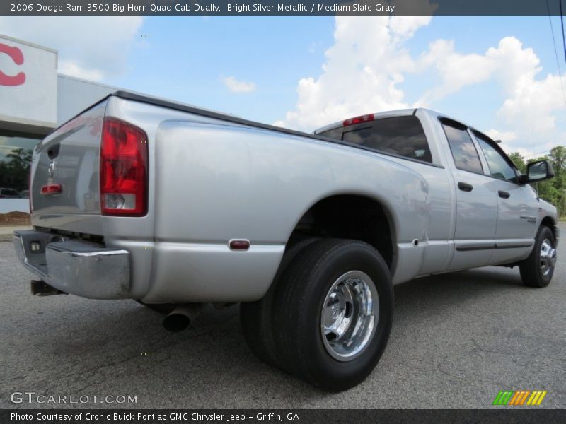 Bright Silver Metallic / Medium Slate Gray 2006 Dodge Ram 3500 Big Horn Quad Cab Dually