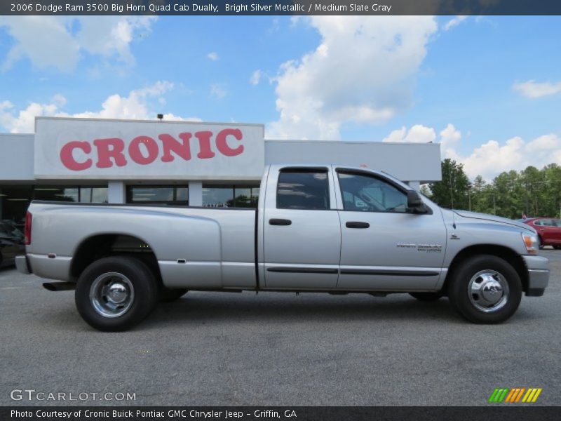 Bright Silver Metallic / Medium Slate Gray 2006 Dodge Ram 3500 Big Horn Quad Cab Dually