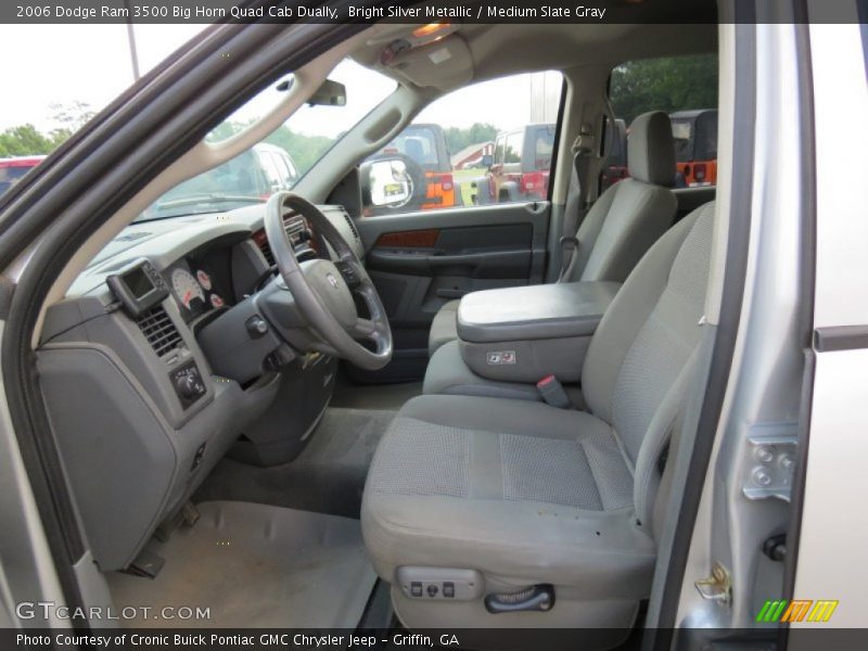 Front Seat of 2006 Ram 3500 Big Horn Quad Cab Dually