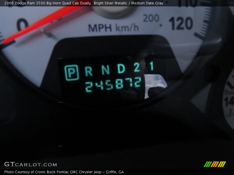 Bright Silver Metallic / Medium Slate Gray 2006 Dodge Ram 3500 Big Horn Quad Cab Dually